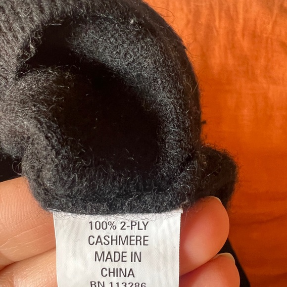 Trumbull Rhodes 100% cashmere 1/4 zip pullover sweater size XL - Picture 2 of 2